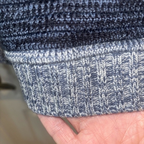 South Pole Men's Striped Crewneck Sweater in Black and Gray - Picture 6 of 15